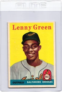 1958 Topps #471 Lenny Green Baltimore Orioles - Imagen 1 de 2