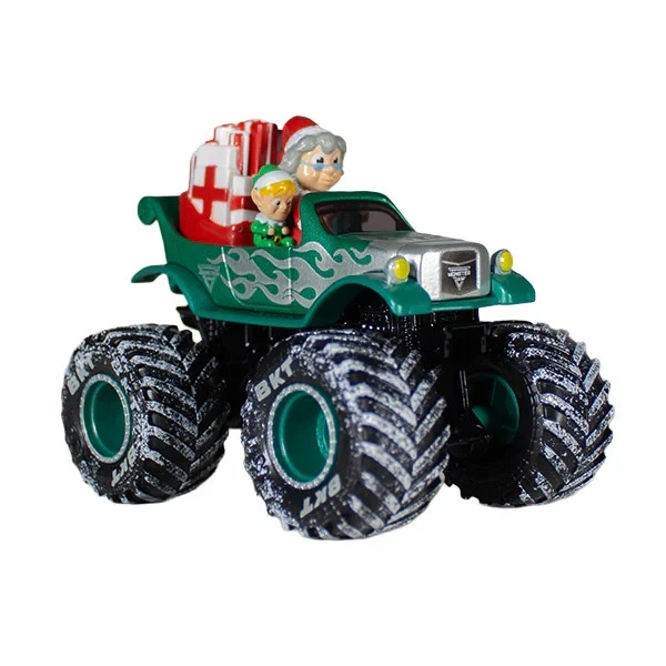 2025 Monster Jam 1:64 Mrs. Claus Exclusive - Limited 1 of 3000 - Presale - Image 1 of 3