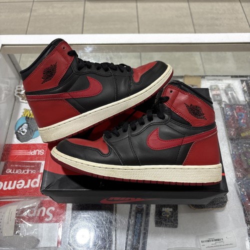 Nike Air Jordan 1 Retro High OG GS 'Banned' 2016 575441 001 taglia giovanile 6 5 anni