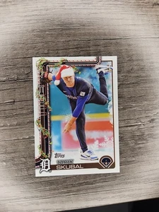 2025 Topps Holiday - Holiday Variation Tarik Skubal #H74 - Picture 1 of 2