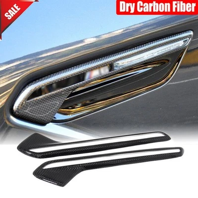 Cubierta de ventilación de aire para guardabarros de fibra de carbono seco para BMW M6 F06 F12 F13 2013-19 Foto 1 de 4
