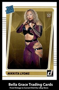 Panini Chronicles Donruss 2022 WWE Nikkita Lyons #112 NXT 2.0 bronce novato radiocontrol - Imagen 1 de 2