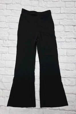 Ralph Lauren Pantalones Etiqueta Púrpura Talla 2 (26x30) Negro Acampanado Vestido Elástico Foto 1 de 4