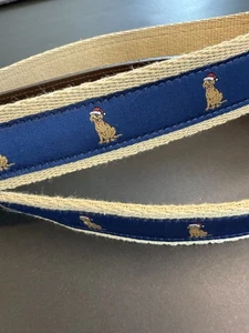 Neu mit Etikett Herren Weihnachten Urlaub Gürtel XL 42-44 Hund Druck Labor mit Nikolausmütze - Bild 1 von 11