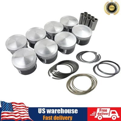 For 03-06 Dodge Ram Chrysler Jeep 5.7L HEMI OHV Pistons & Rings Set 5086010AB - Image 1 of 4