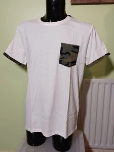 NEW Jack & Jones Jorlizard Short Sleeve Crew Neck Tee, White - L - Picture 1 of 4
