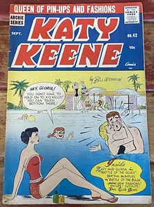 KATY KEENE (1949 Series) #42 Sept. 1958 Very Good Boarded Bill Woggon - Picture 1 of 11