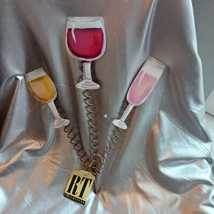 Round Top Collection Wine Glass Trio Stack 9" x 1" x 14" - Picture 1 of 2