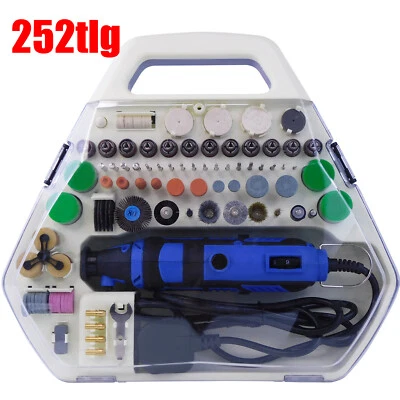 DAYPLUS 252pc Rotary Multi Tool 3500W Set Dremel Compatible Accessory Tools Kit