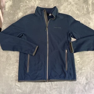 Marmot Unisex Small Navy Blue Full Zip Jacket Light Fleece - Picture 1 of 10