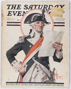 JULY 5 1919 General George Washington SATURDAY EVENING POST FULL MAG M563 - Picture 1 of 23