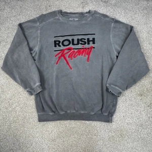 Authentic Pigment Roush Racing Active Logo Sweatshirt Medium grau bestickt - Bild 1 von 10