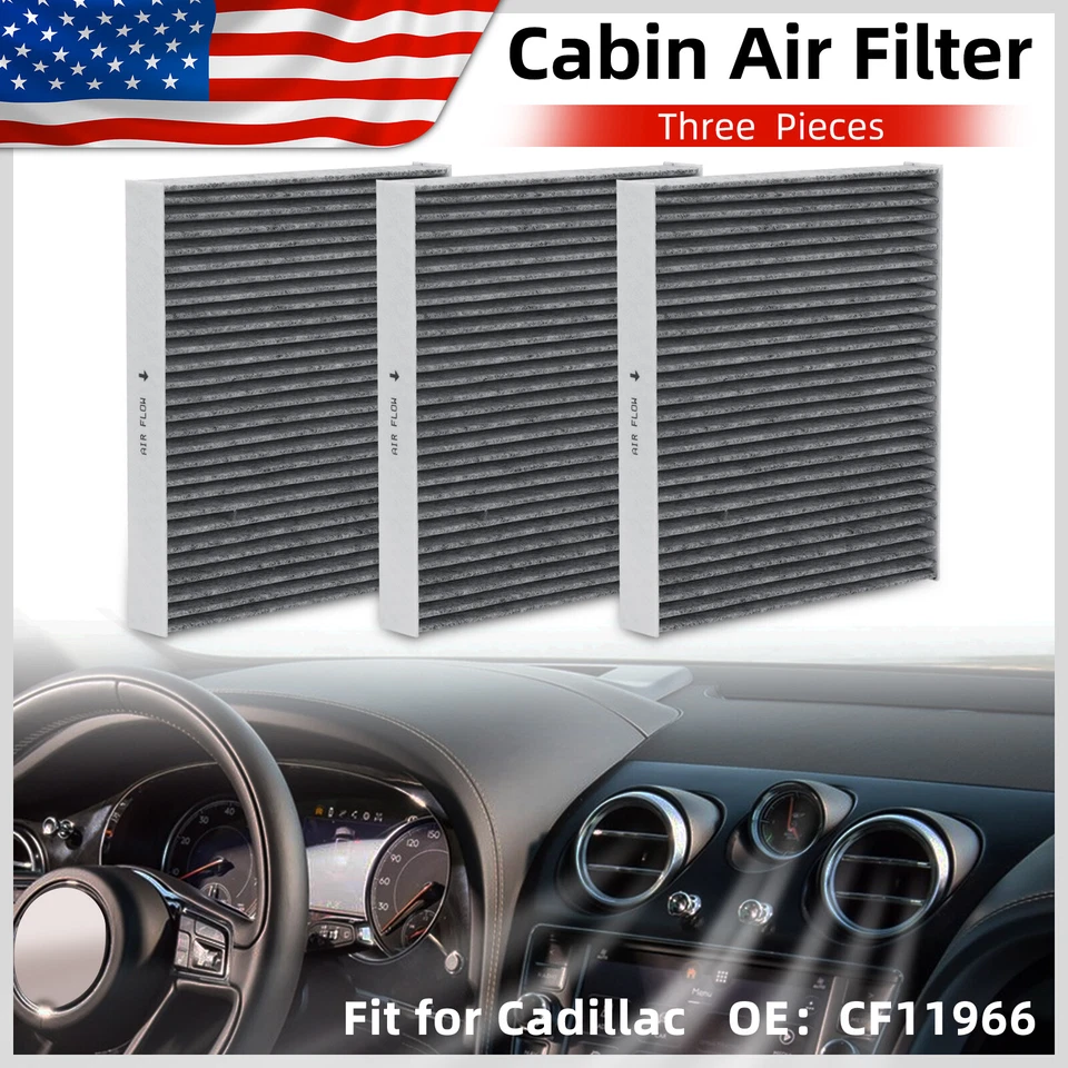 Filtro de aire de cabina 3 piezas para Buick Envision 2016-2022 Lacrosse 2017-2019 CF11966 Foto 1 de 4