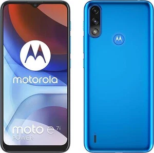 Motorola Moto E7i Power 32GB 2GB Android Unlocked SIM Blue Mobile Smartphone - Afbeelding 1 van 4