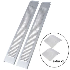 2Pcs 69" Loading Ramps 960lbs for Pickup Trucks Motorcycle Dirt Bike ATV Quad - Picture 1 of 13