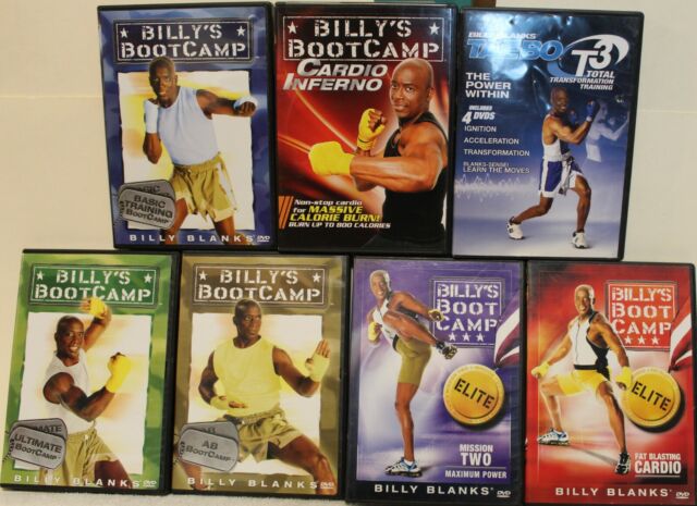 Billy Blanks Bootcamp Elite - Box Set (DVD's) pre-owned