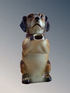 Vintage Erphila Dachshund Dog Brown & Black Teapot Circa 1940 - Picture 1 of 14
