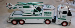 2006 Hess truck W/Helicopter New In Box original packing working lights & rotors - Picture 1 of 17