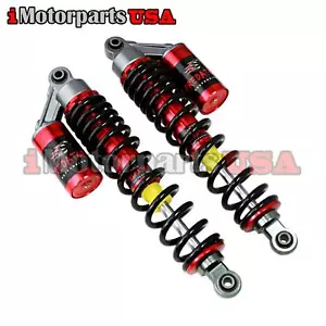 NITRO RESERVOIR FRONT AIR SHOCKS ABSORBER SET FOR YAMAHA BANSHEE 350 YFZ350 ATV - Picture 1 of 3