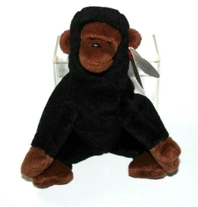 Ty Beanie Baby Congo The Gorilla Beanie Baby BD 11-09-1996 Rare Collectible - Picture 1 of 1
