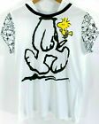 Peanuts Snoopy Woodstock neuf avec étiquettes haut femme XS 1 à capuche en T avec haut costume oreilles