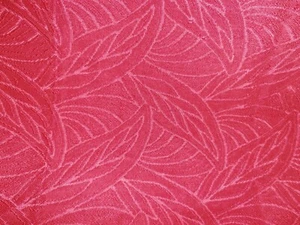 MCM Vintage Frieze Upholstery Fabric Textile  RED  over 3 yards  (55" x 120" ) - Picture 1 of 8