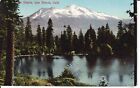 1913 Mount Mt Shasta Sisson California Postcard Vintage Mountain Lake Landscape