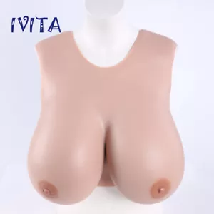 Travesti de silicona con formas de pecho de silicona IVITA K Cup 7400 g - Imagen 1 de 11