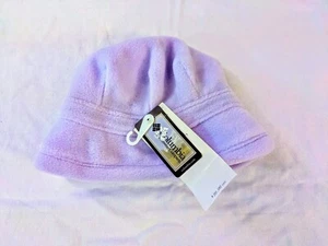Vtg New Columbia Ketchika Bucket Hat Winter Fleece Purple Frost Women's Size S/M - Picture 1 of 3