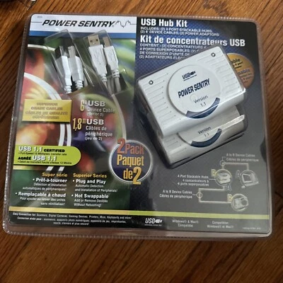 Brand New Power Sentry USB Hub Kit - 2 packs. Sealed - Image 1 of 3