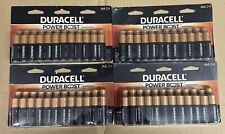 Lot of 96 (4-24 Packs) Duracell Coppertop Power Boost AA Alkaline Batteries
