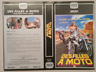 JAQUETTE VHS - DES FILLES A MOTO - VHS SLEEVE - THE MINI SKIRT MOB - RCV