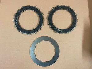 CLUTCH PLATES COMPLETE HARLEY DAVIDSON J JD F JDH FLATHEAD 1912-1929 - Picture 1 of 6