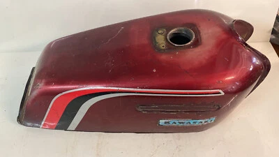 KAWASAKI KH125 KH 125 1980-1983 tanque de gasolina combustible Japón OEM rojo Foto 1 de 4