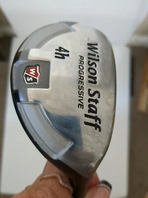 Wilson Staff Progressive 4h Gold Club Grafalloy Iron Hybrid Uniflex  - Image 1 of 4