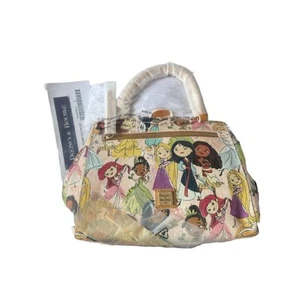 Dooney & Bourke Multi Princess Purse Satchel Bag Parks Animators Small Leather - Picture 1 of 4