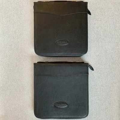 Estuche de almacenamiento de discos CD/DVD de cuero negro Case Logic - Lote de 2 Foto 1 de 4