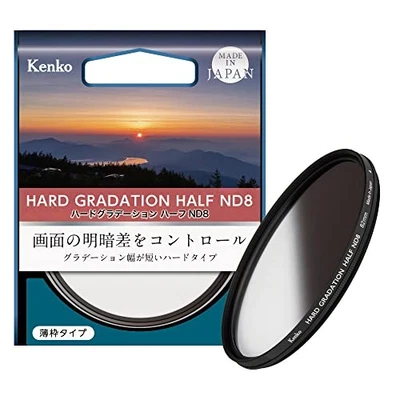 KENKO ND Filter Hard Gradation Half ND8 82mm Water repellent / oil -repellent co - Image 1 of 4
