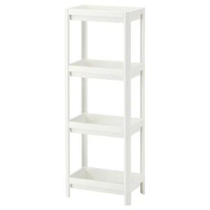 IKEA VESKEN Shelf Unit White 14 1/2x9 1/8x39 5/8 Plenty Space Free Shipping!! - Picture 1 of 3