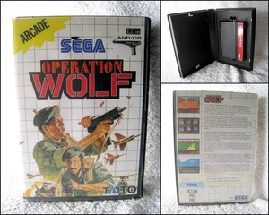 Sega Master System Video Game - Operation Wolf (1990) PAL - Picture 1 of 9