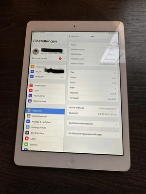 Apple iPad Air 1. Gen. 32GB, WLAN, 24,64 cm, (9,7 Zoll) - Spacegrau - Bild 1 von 2