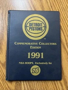 1991 Detroit Pistons Union 76 Collectors Edition Basketball Set mit Original Album - Bild 1 von 4
