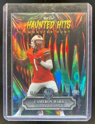 2024 Wild Card Haunted Hits Promo Cameron Ward Pumpkin Teal Lava Prospect #1/2 - Image 1 of 2