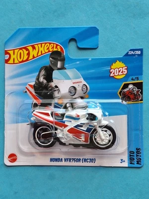 Honda VFR 750 R rc30 224🔥 1:64 Hot wheels HW Motos 2025 MOTO - Photo 1/2