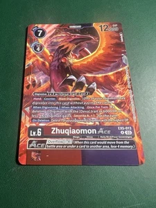 Zhuqiaomon Ace EX5-013 R Digimon CCG | Animal Coliseo Casi Como Nuevo - Imagen 1 de 1