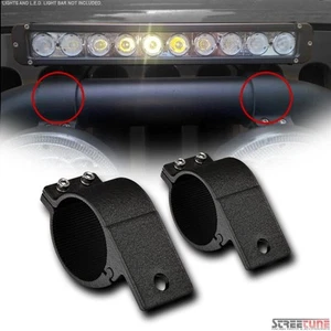 Texture 2.5" Tube Aluminum Mount Brackets For Light Bar Motorcycle/Atv/Bikes FRC - Picture 1 of 3
