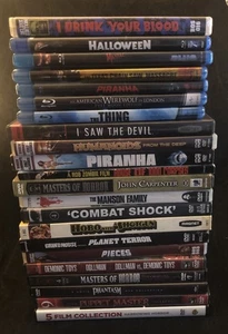 HORROR MOVIE LOT! The Thing, Halloween, Phantasm, The Exorcist DVD & Blu! LOT! - Picture 1 of 9