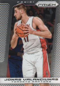 2013-14 Panini Prizm Toronto Raptors Basketball Card #184 Jonas Valanciunas