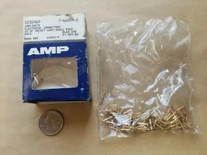 Amp/Amphenol DCS2420 Electrical Connectors/Connector QTY 100 Gold - Picture 1 of 3
