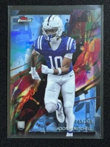 2024 Topps Finest - Common Sky Blue Refractor /325 #85 Adonai Mitchell (RC) - Bild 1 von 4